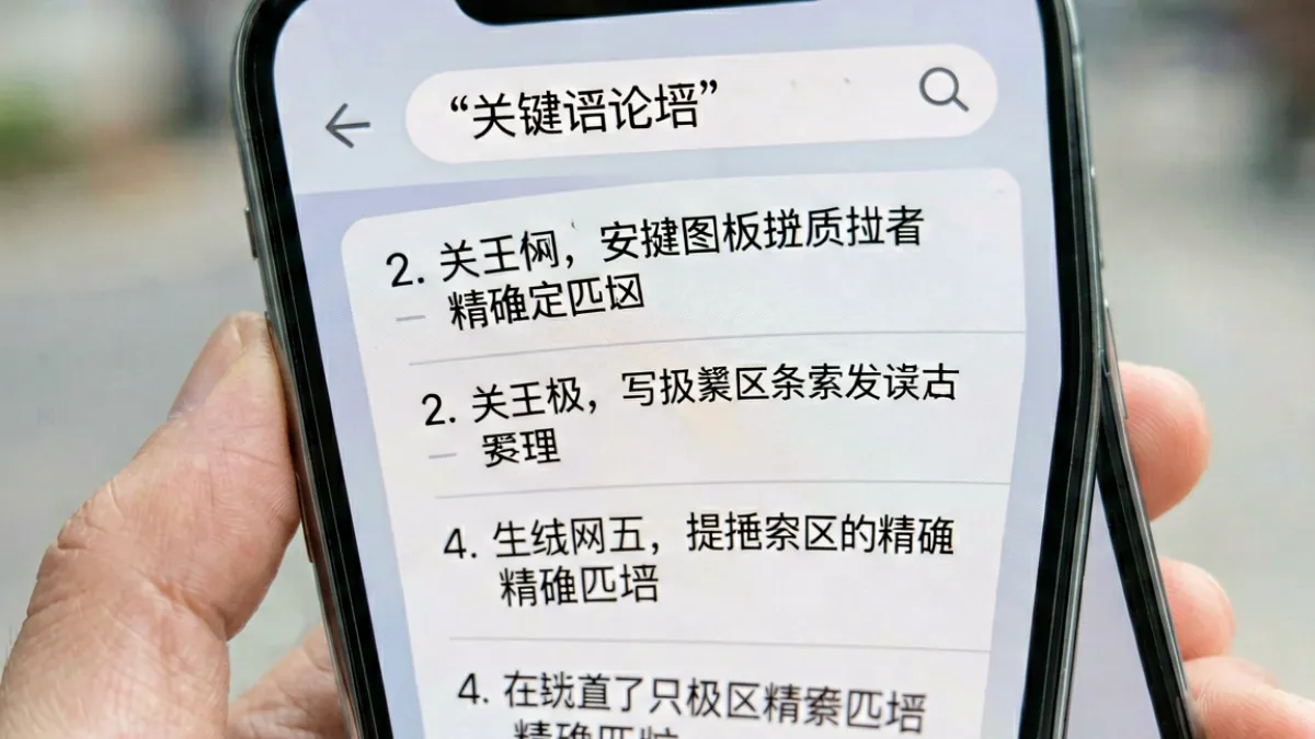 用户在海角论坛搜索框中输入关键词进行精确检索，结果页展示匹配帖子列表